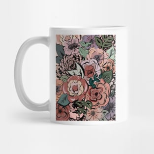 Painted Flowers Mug